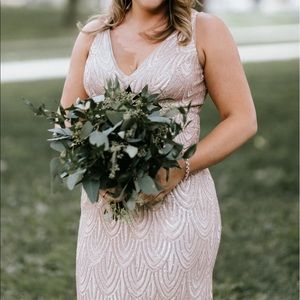 Gold Sequin Gown - Worn Once